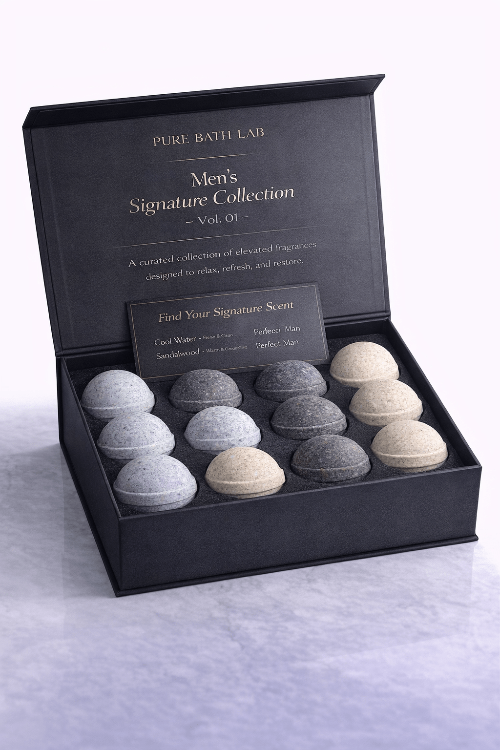 Men’s Luxury Spa Gift Set – 14 Bath Bombs – Signature Scent Collection – Premium Self - Care Kit for Relaxation - N3xtLevel Professionals