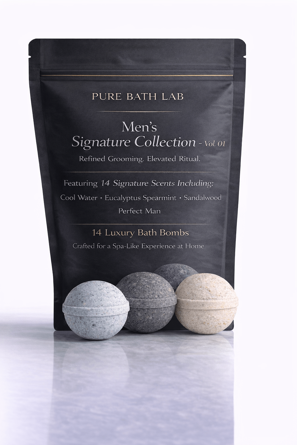 Men’s Luxury Spa Gift Set – 14 Bath Bombs – Signature Scent Collection – Premium Self - Care Kit for Relaxation - N3xtLevel Professionals