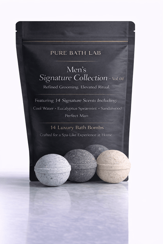 Men’s Luxury Spa Gift Set – 14 Bath Bombs – Signature Scent Collection – Premium Self - Care Kit for Relaxation - N3xtLevel Professionals