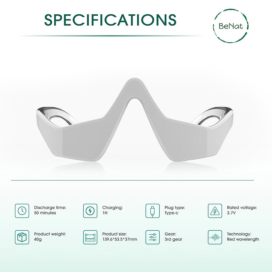 Under - Eye Red Light Therapy Skin Rejuvenation and Relaxation Massager - N3xtLevel Professionals